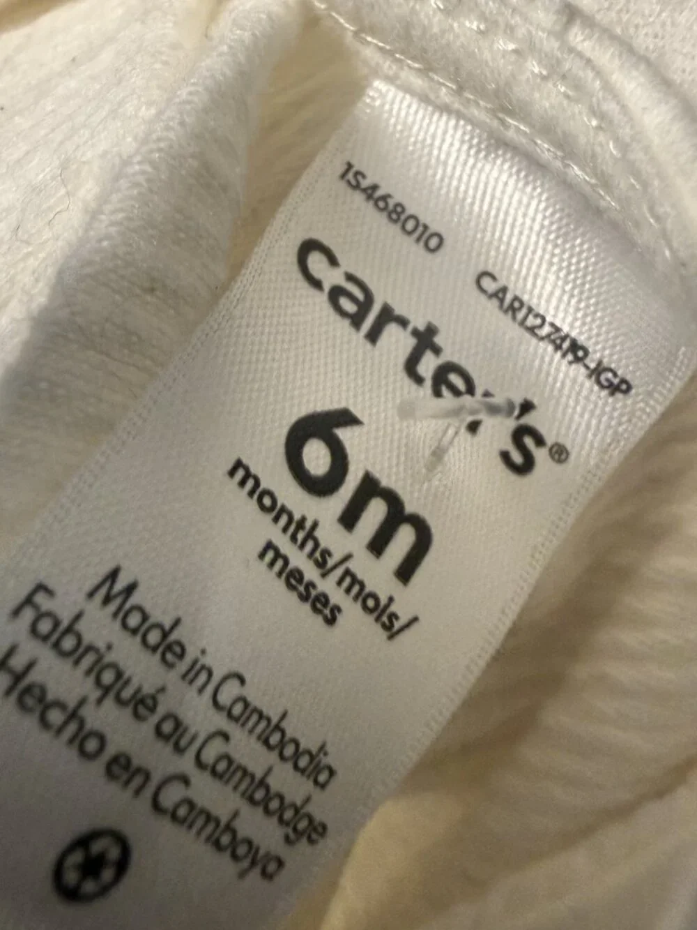 Carters new tags